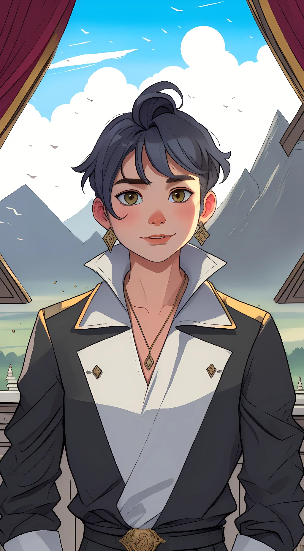 ai character: aleo background