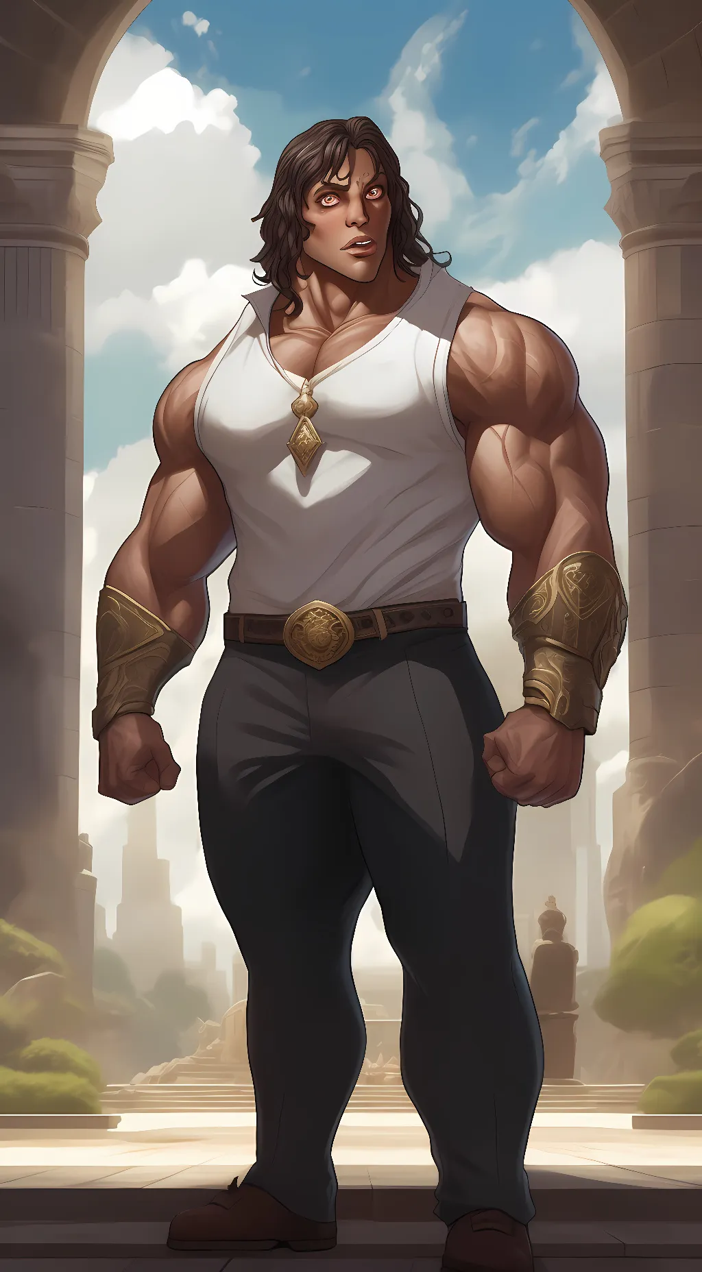 ai character: pickle  background