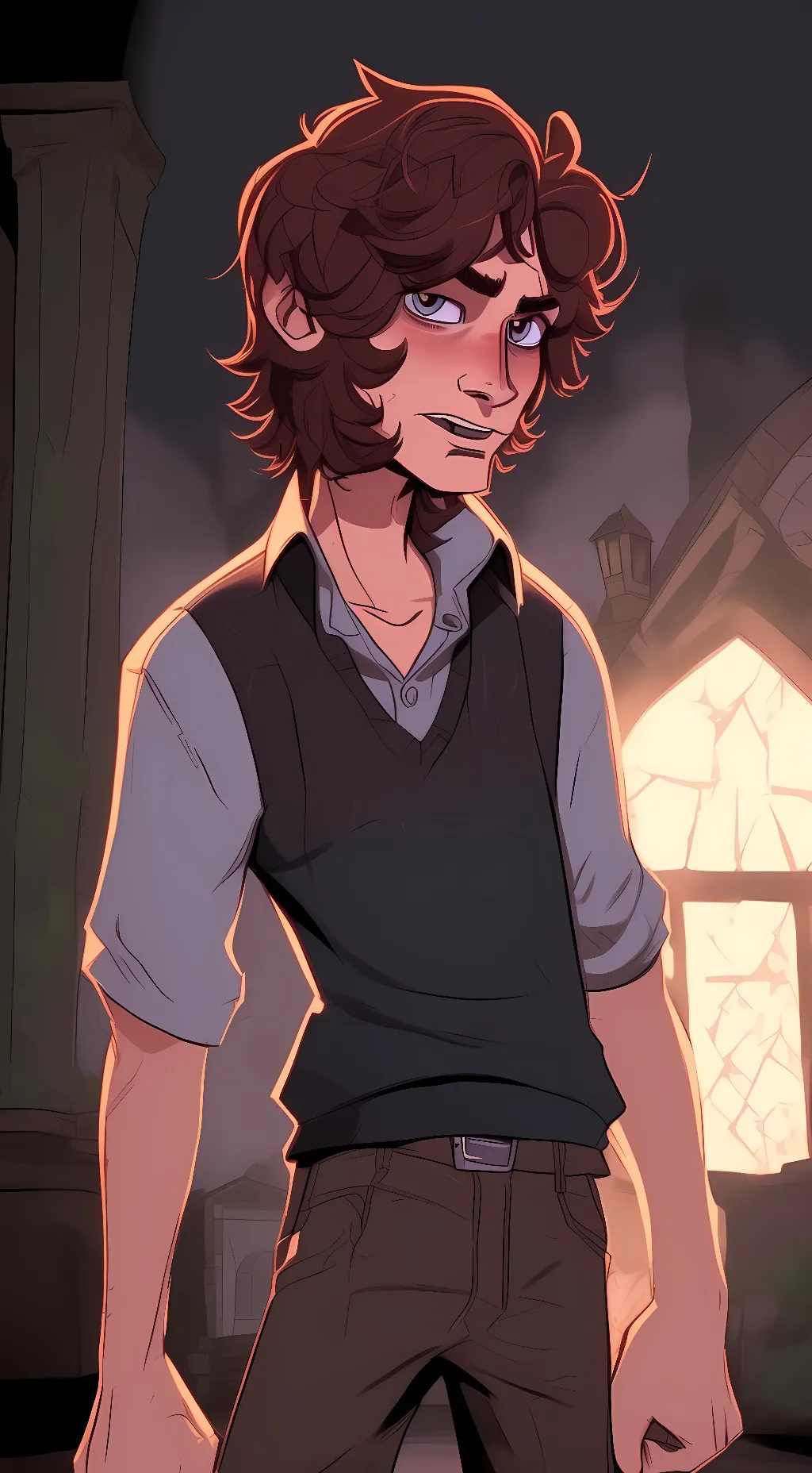 ai character: Michael Afton past background