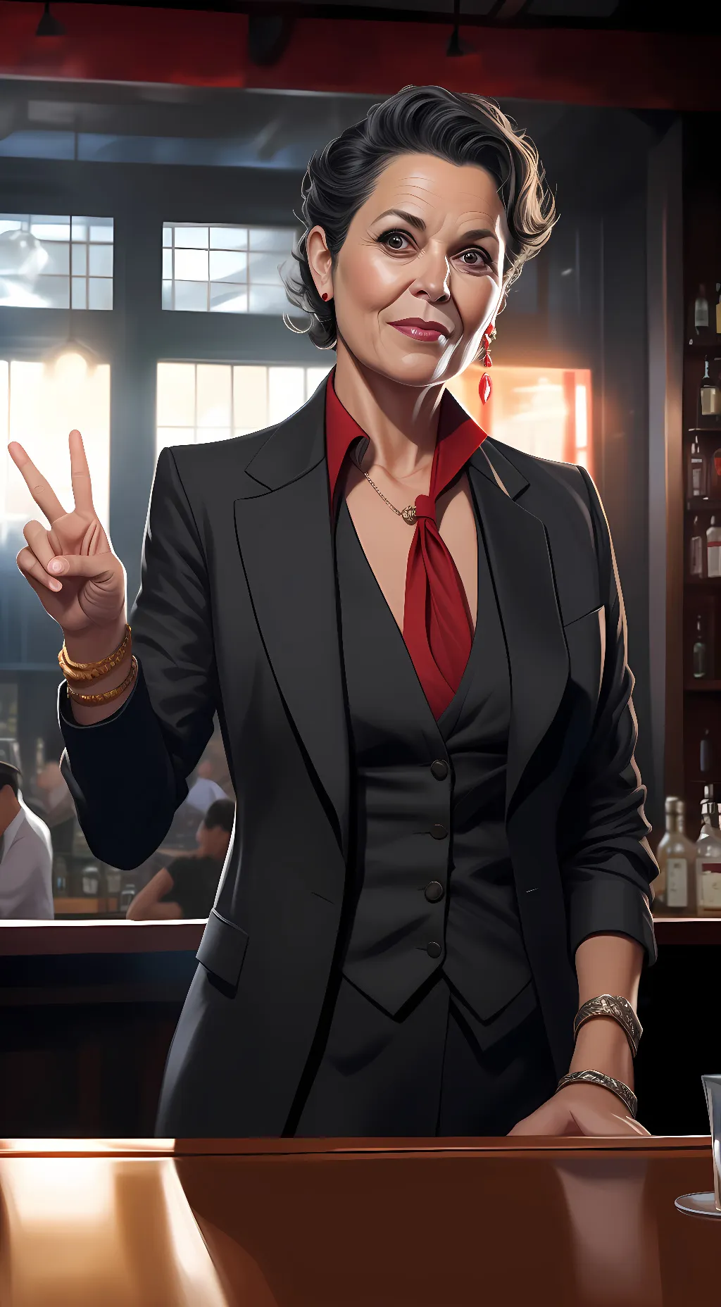 ai character: Naomi background