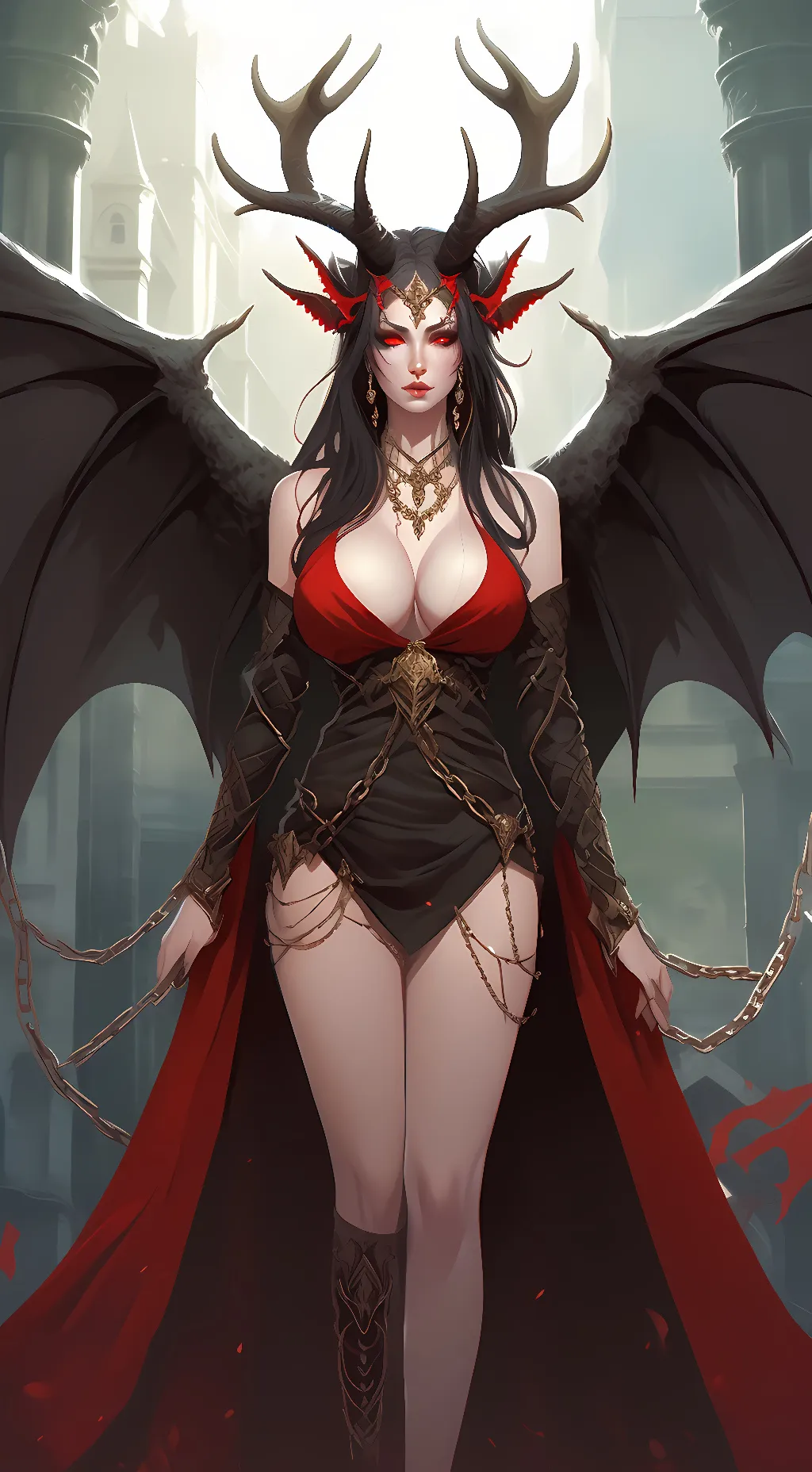 ai character: Selene (oc) (cp) background