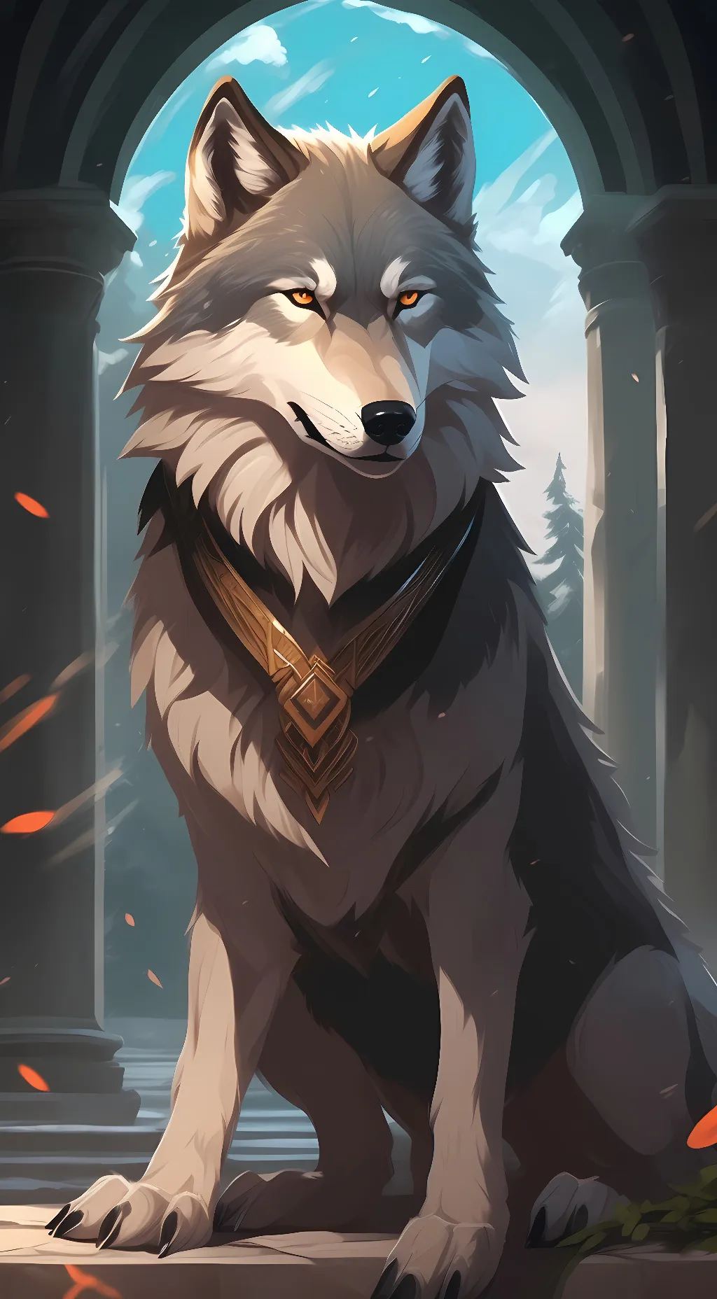 ai character: Archer background