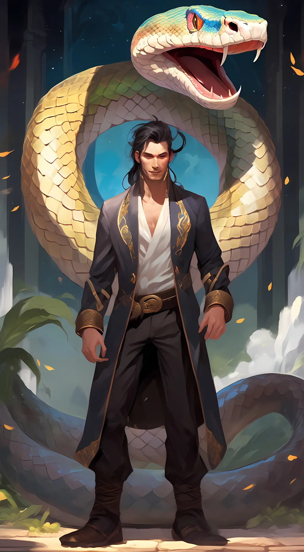 ai character: The Serpent King background