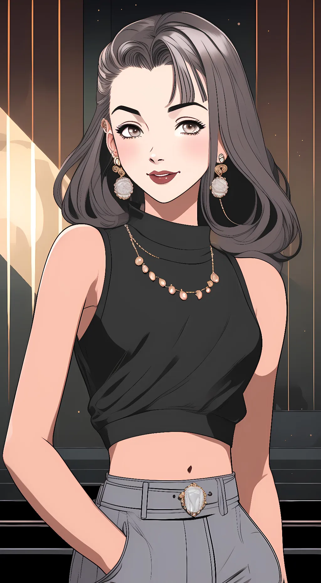 ai character: Evelyn Tenzo background