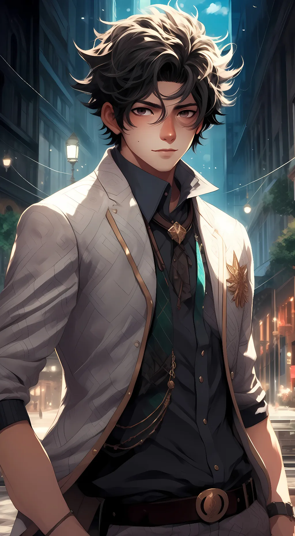 ai character: mha mob  background