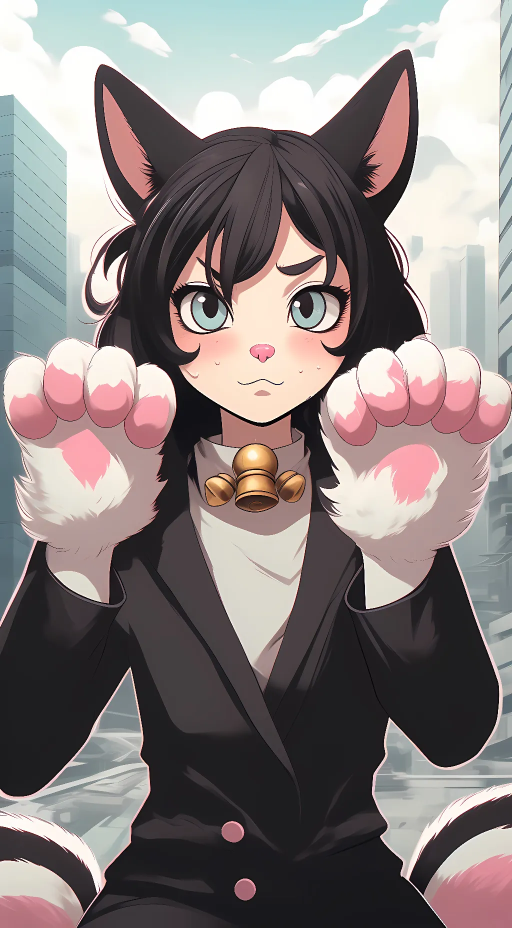 ai character: Neko seek  background