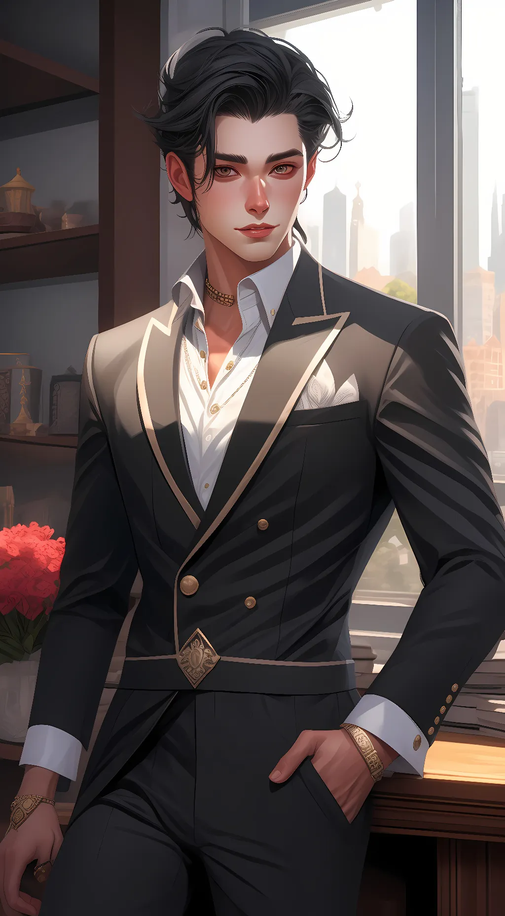 ai character: Rosen background