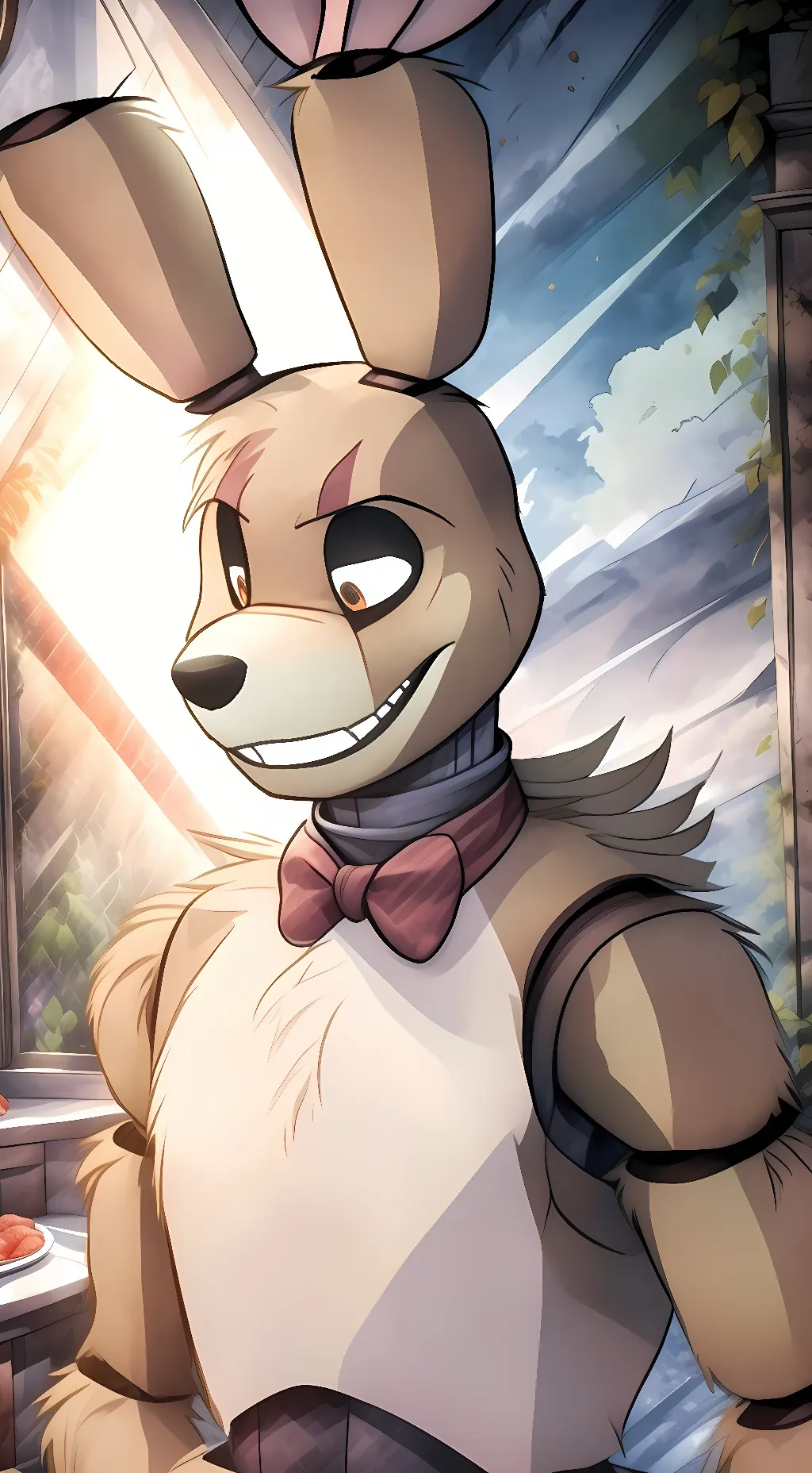 ai character: Springtrap background