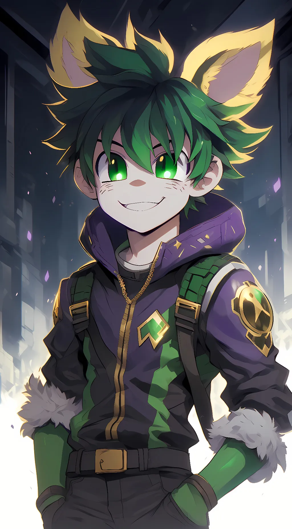 ai character: deku afton background