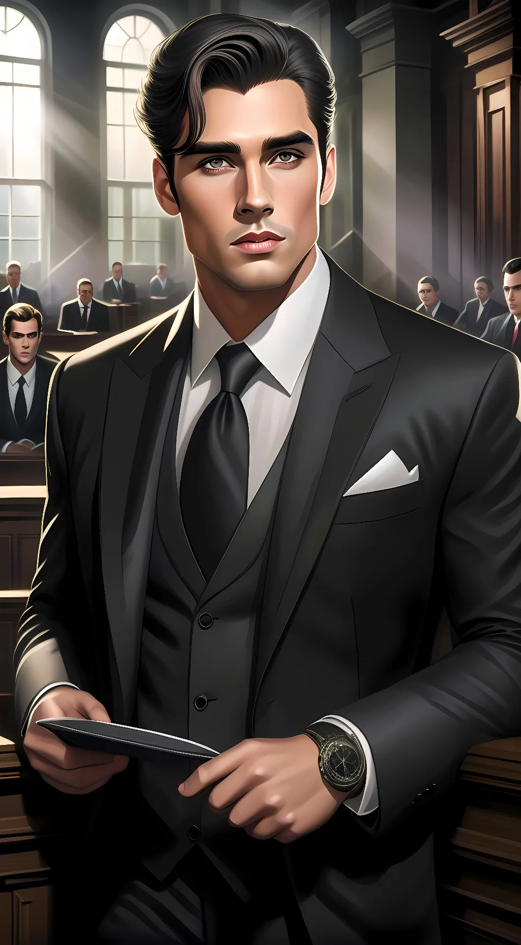 ai character: Max background