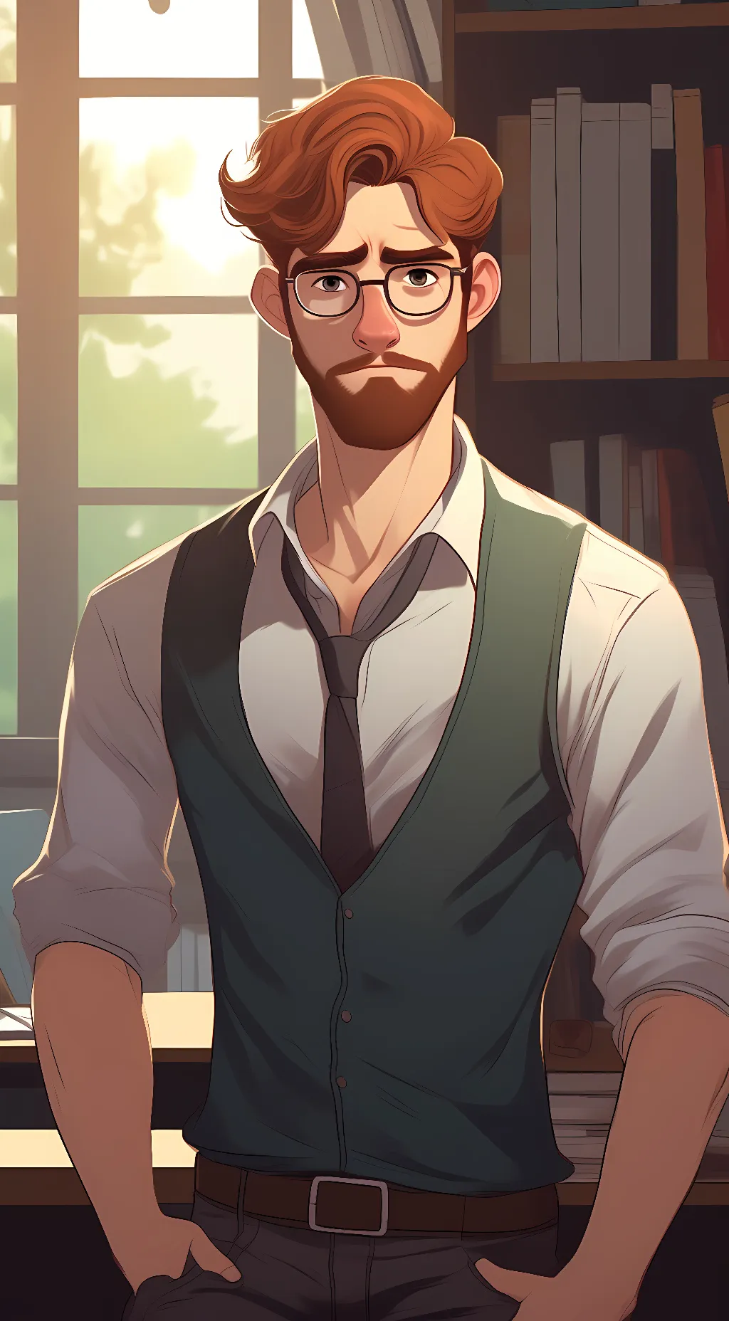 ai character: Mr.Winters background