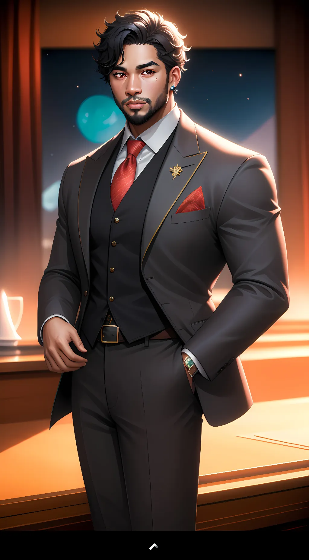 ai character: Nich background