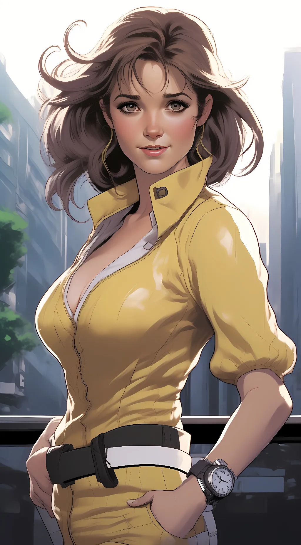 ai character: April O’Neil background