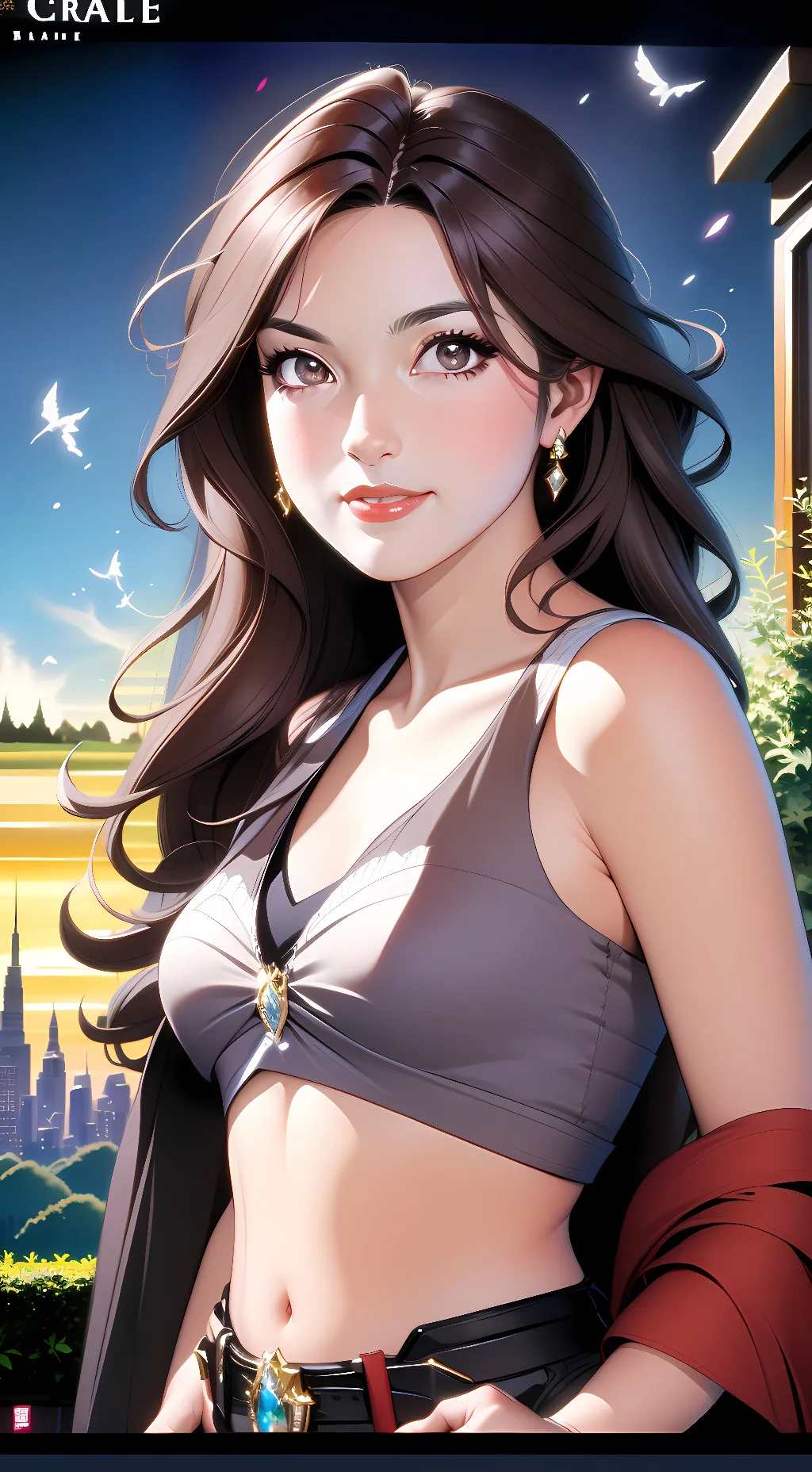 ai character: Miami  background