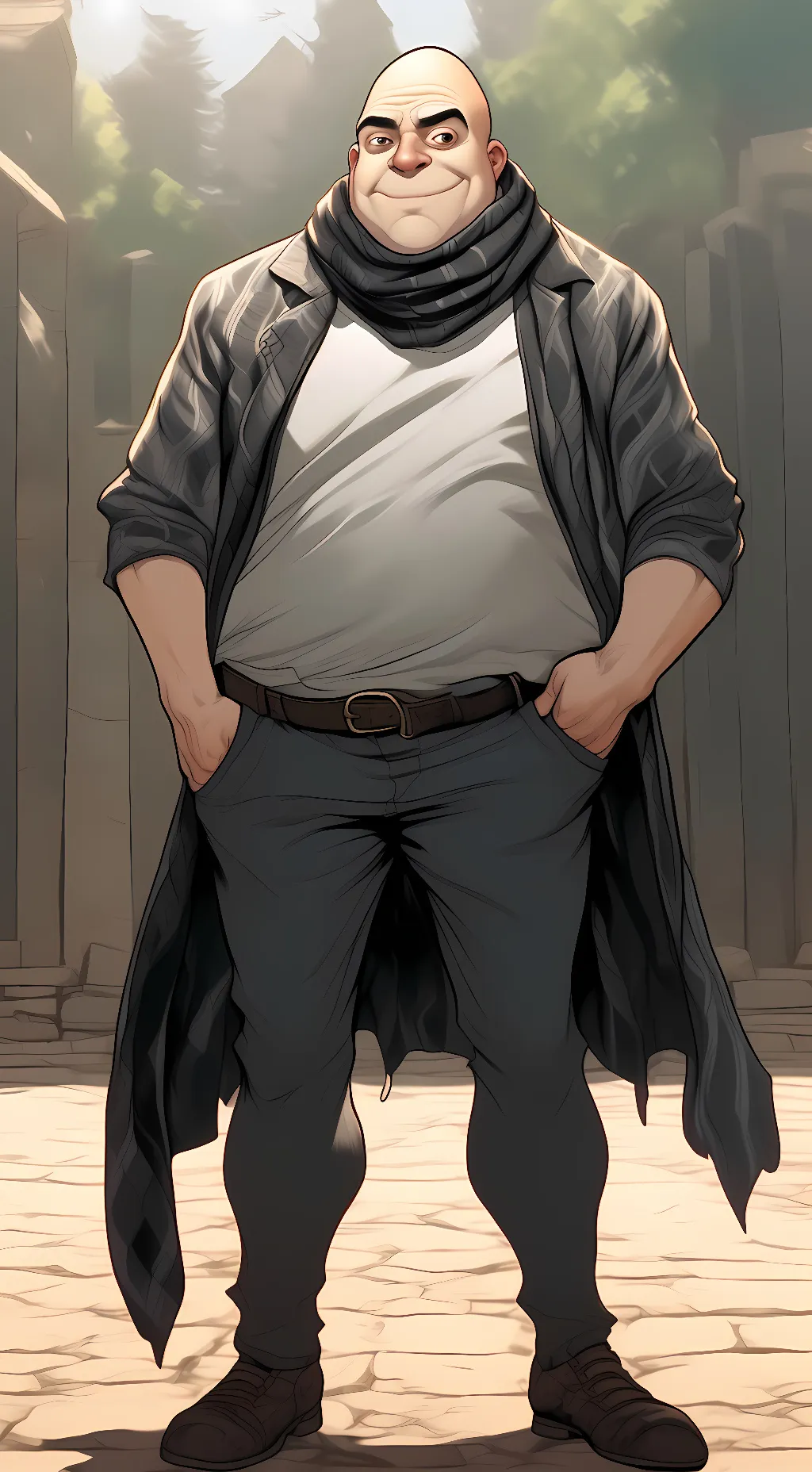 ai character: Gru background