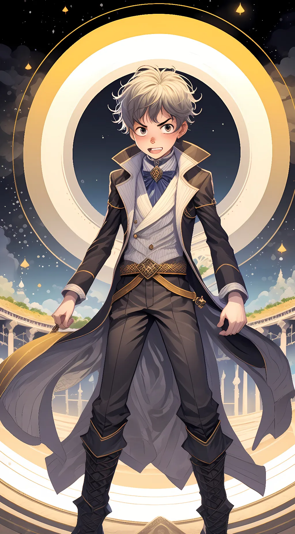 ai character: mha A-1 classroom background