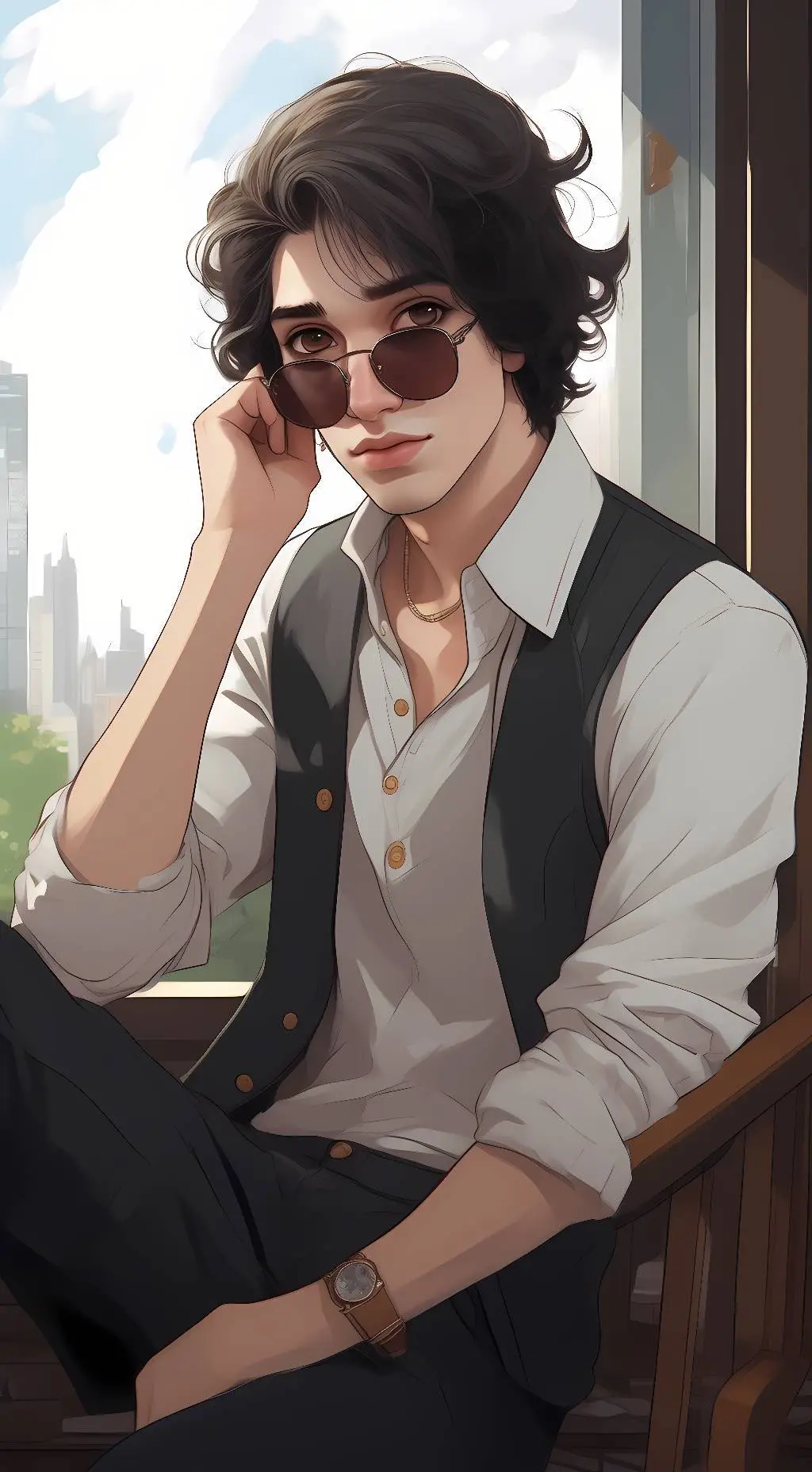 ai character: schmuley (snot)  background