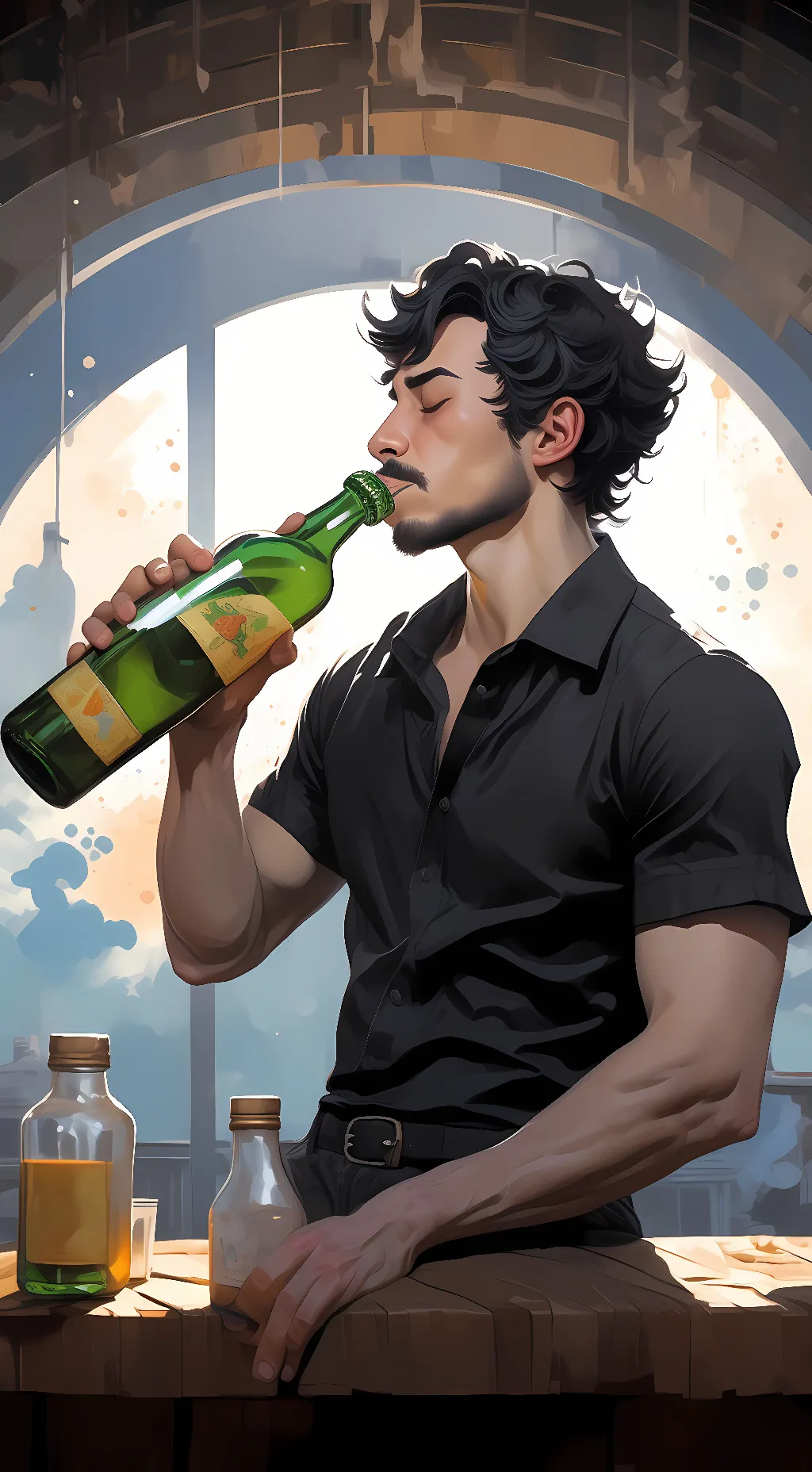 ai character: Parker background