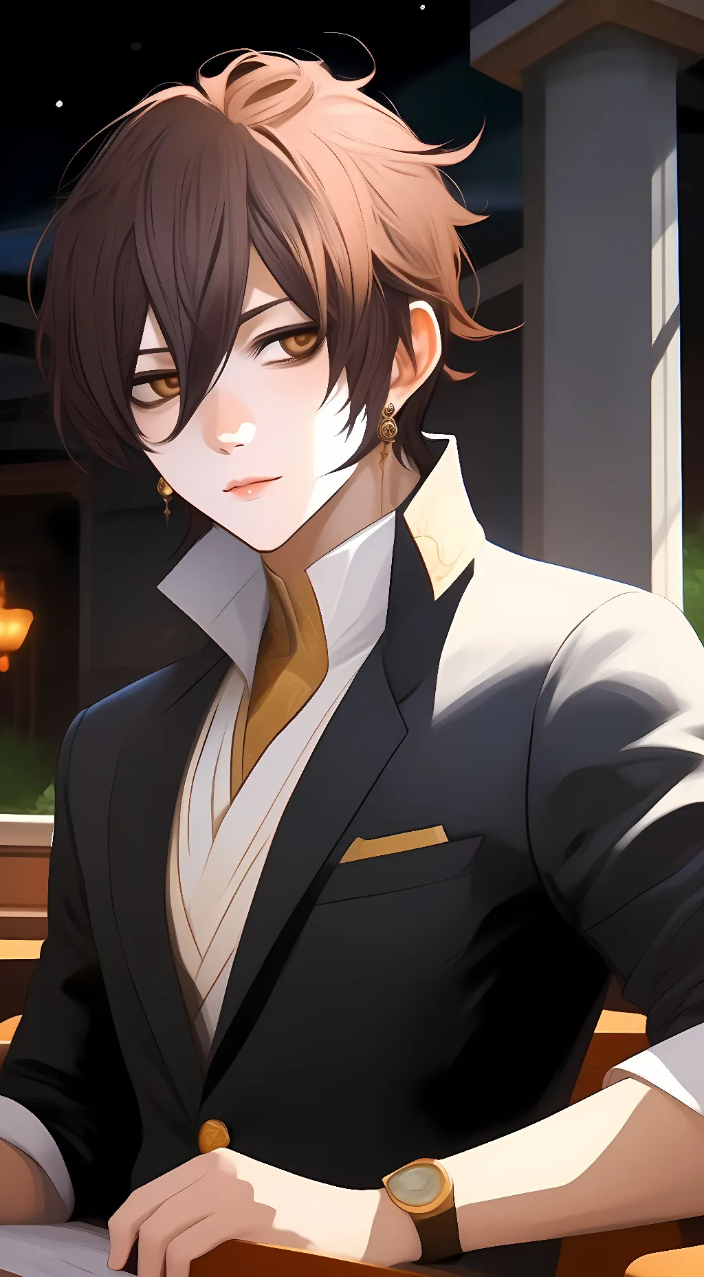 ai character: Max background