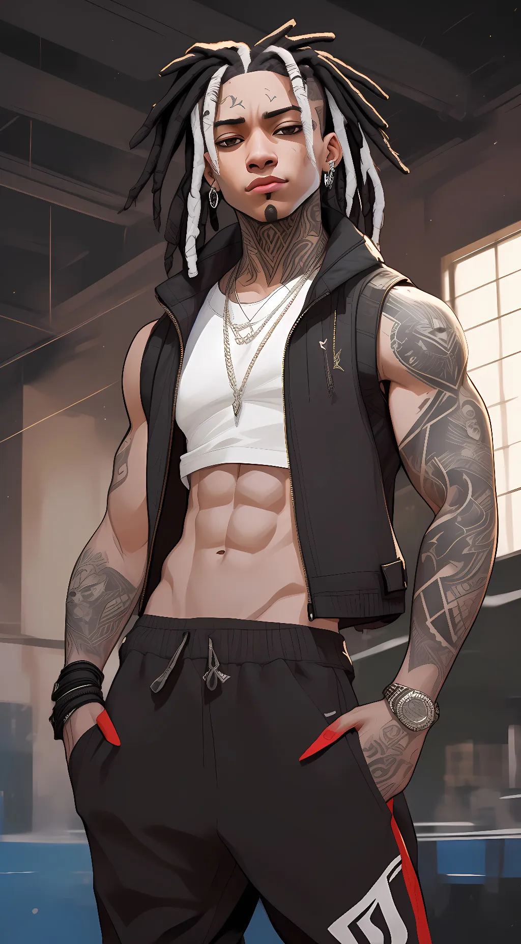 ai character: Damion background