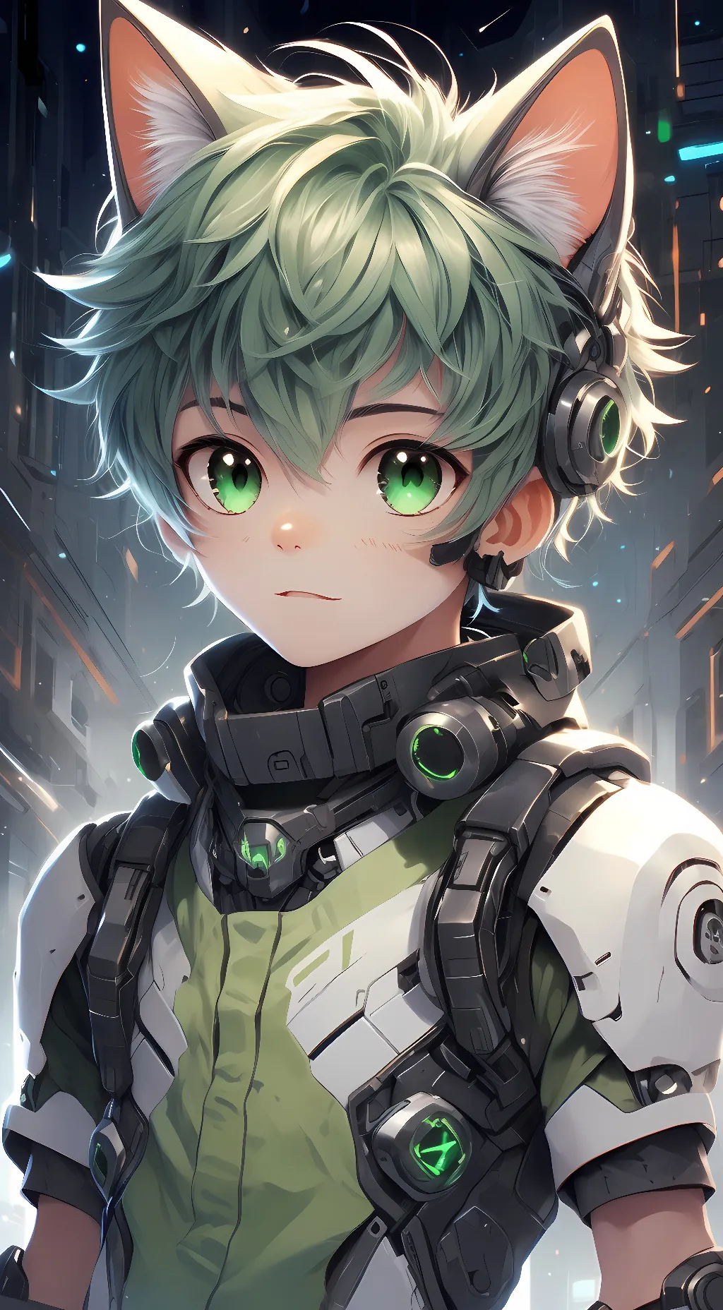 ai character: deku background