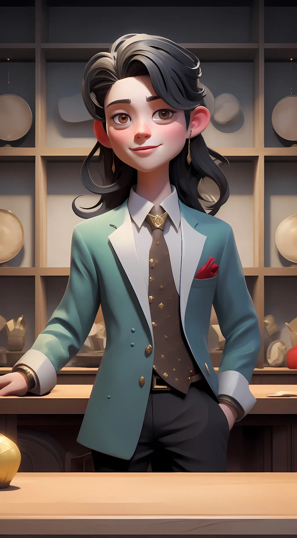 ai character: ava background