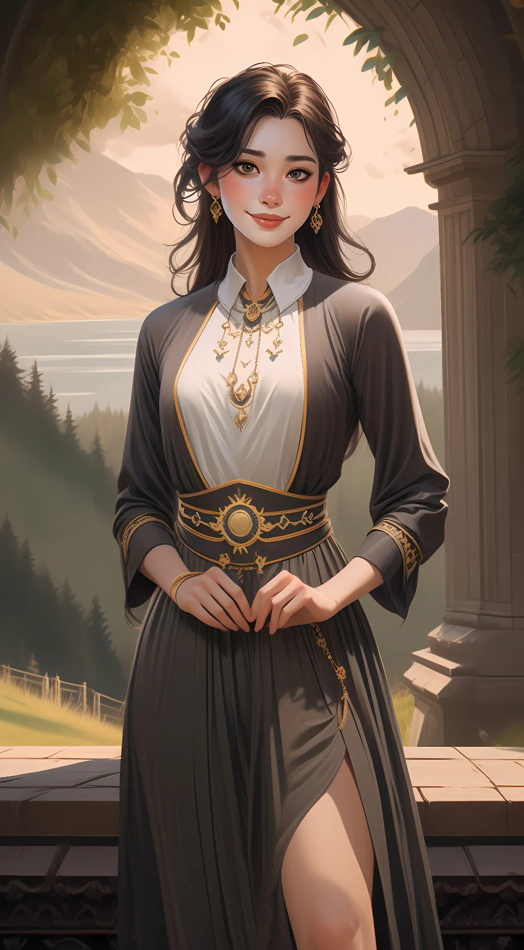 ai character: Alexis  background