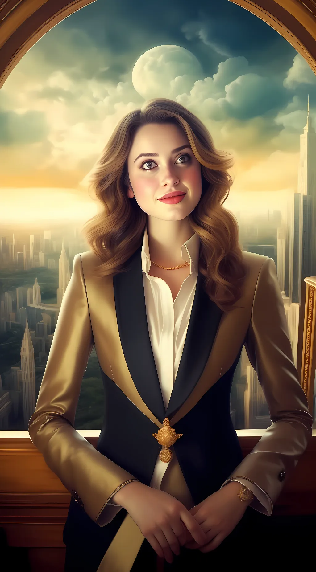 ai character: Ally Dawson background