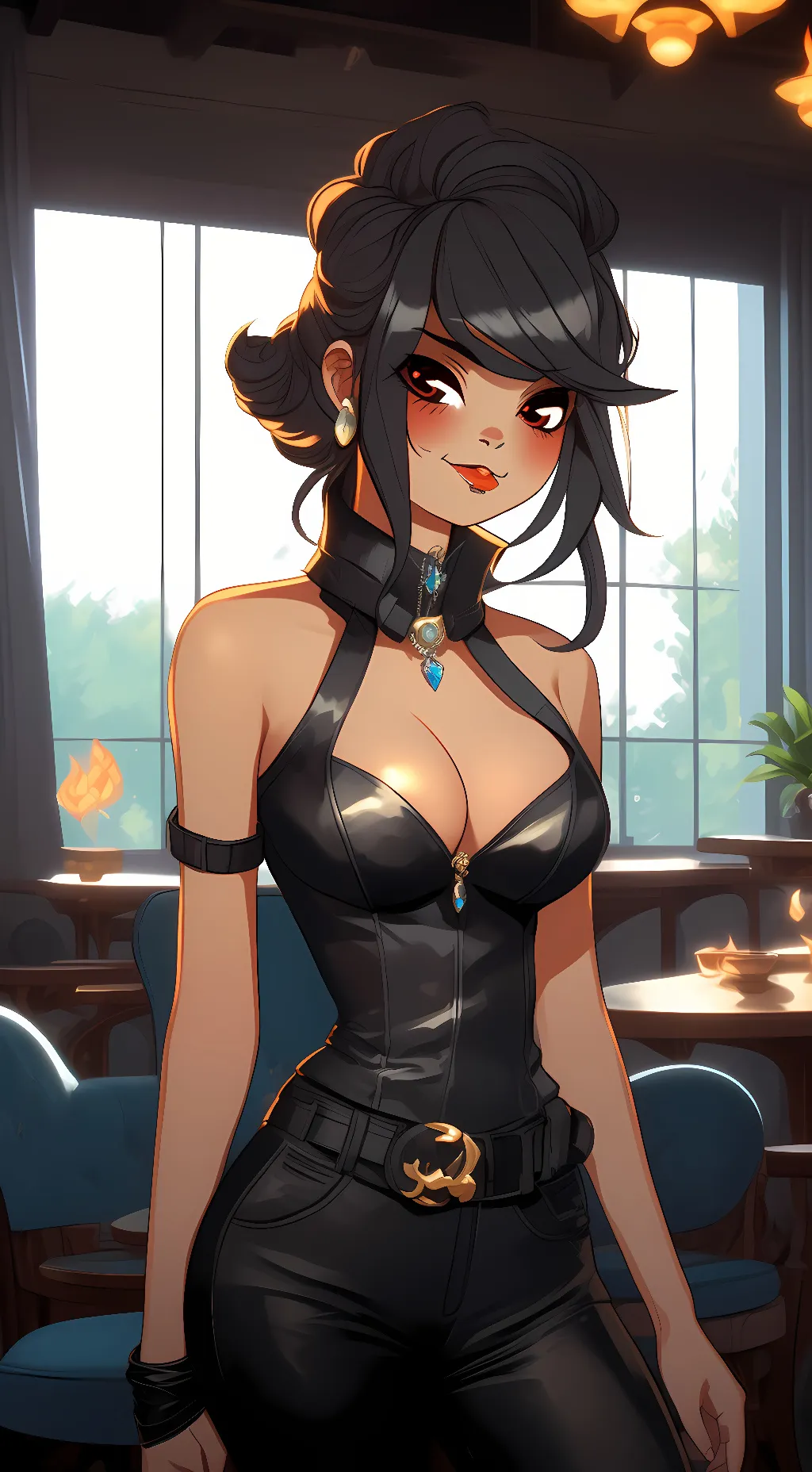 ai character: Maddie background