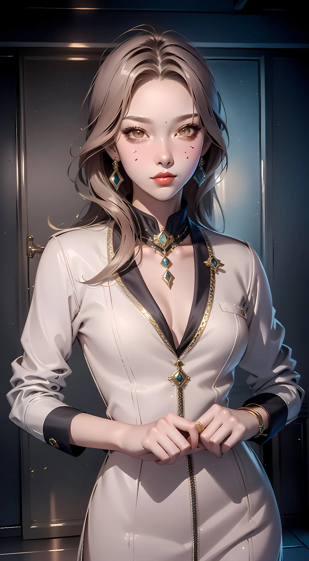 ai character: Holly  background