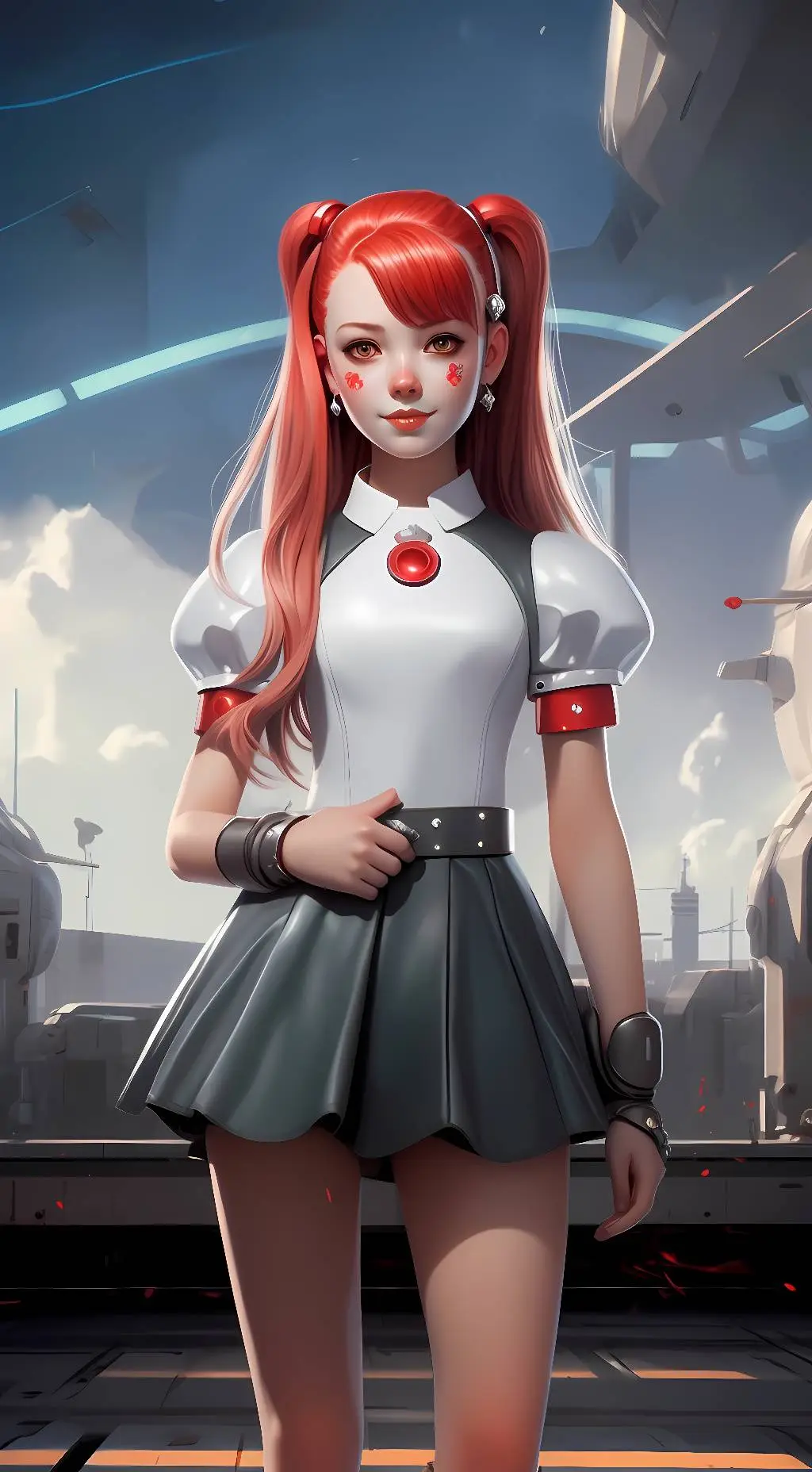 ai character: circus baby background