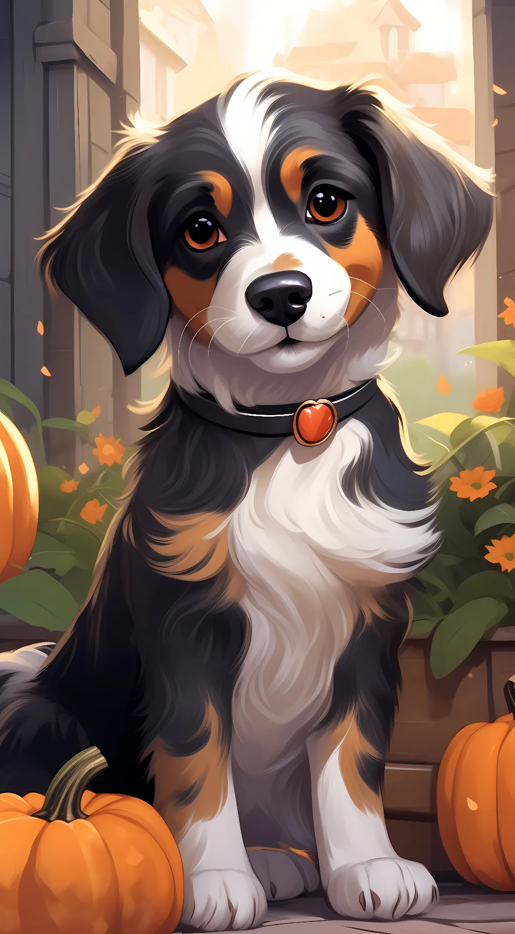 ai character: Valentine or Val background