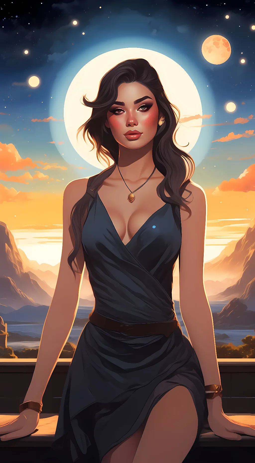 ai character: Iris background