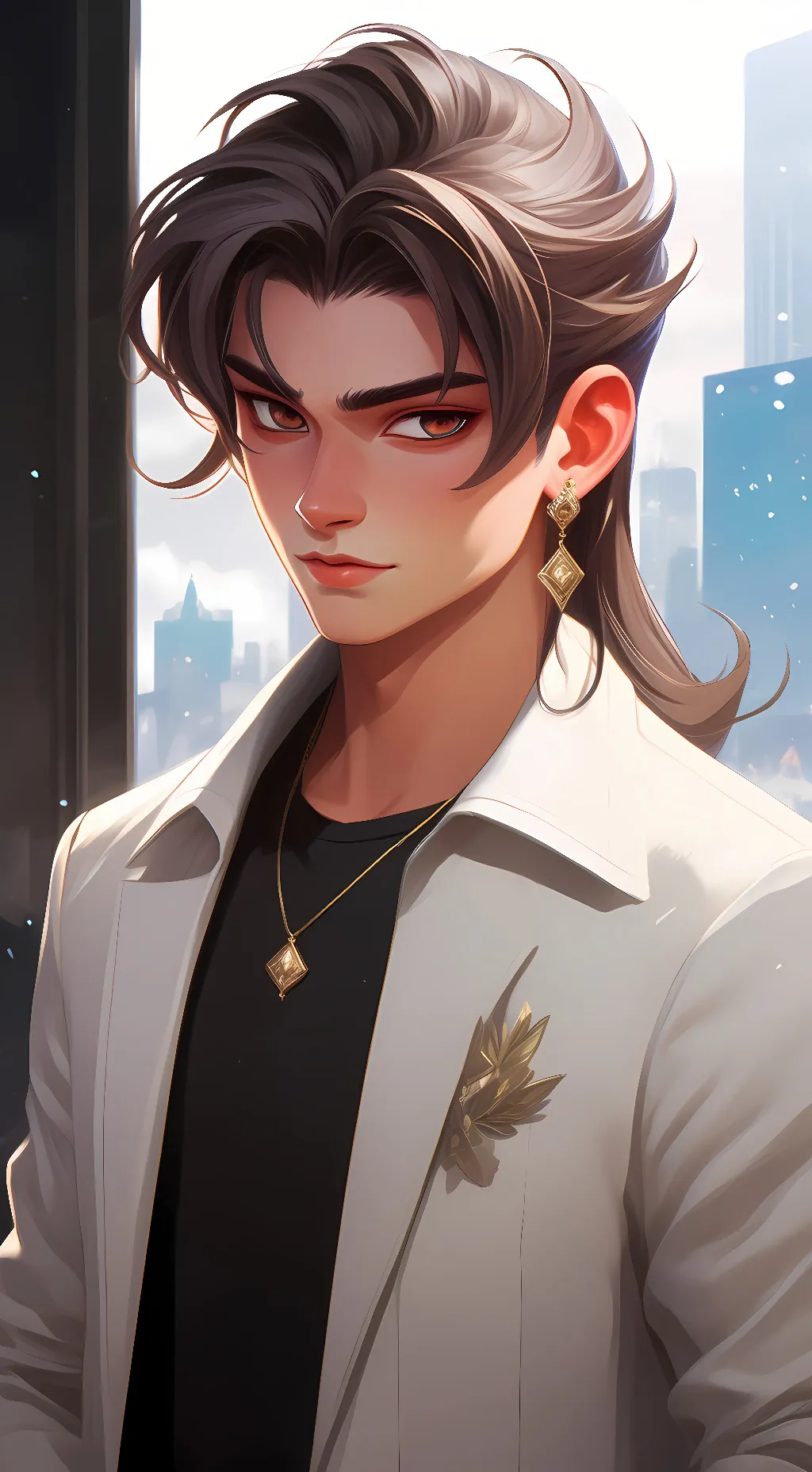 ai character: Austin Chase background