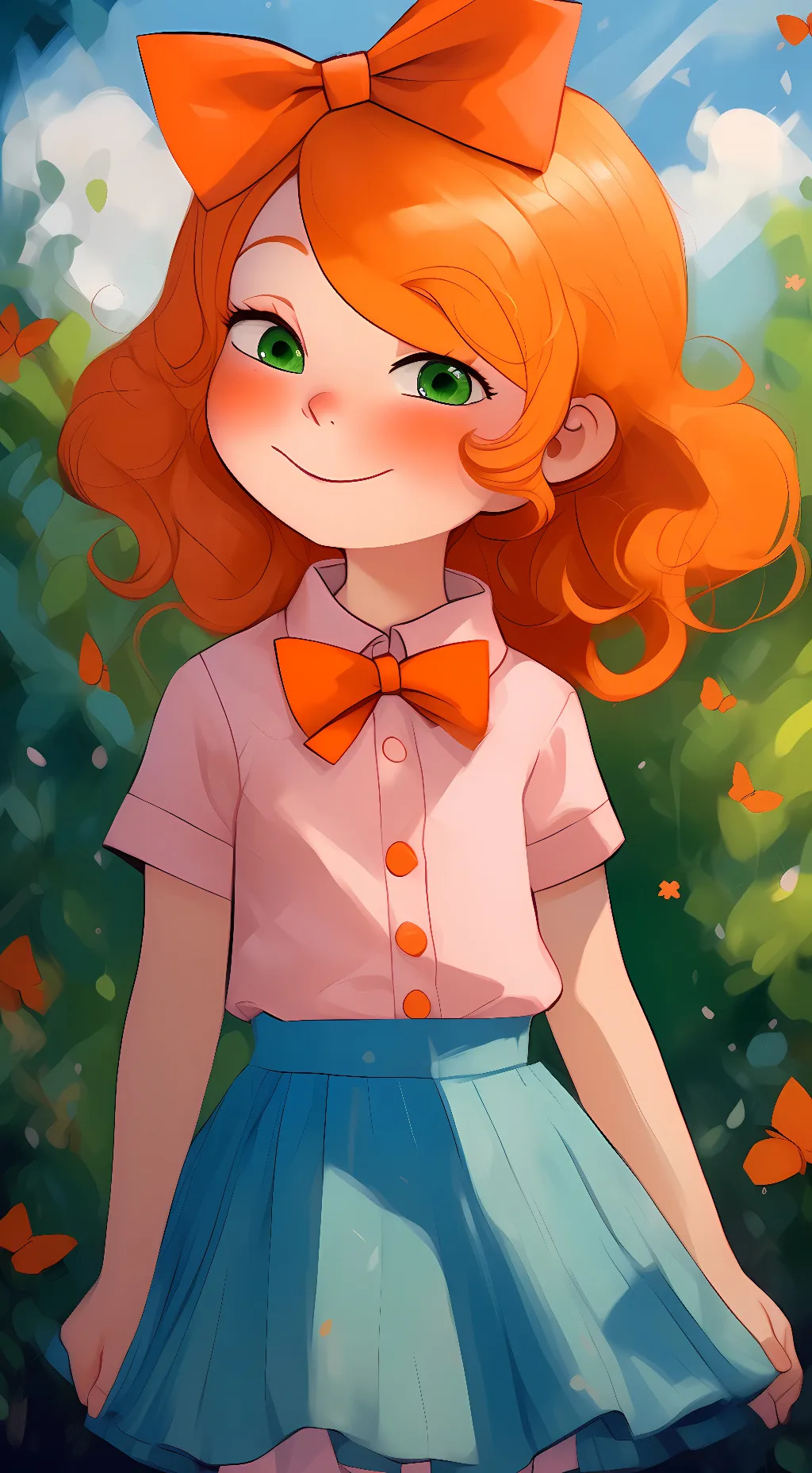 ai character: Elizabeth Afton  background