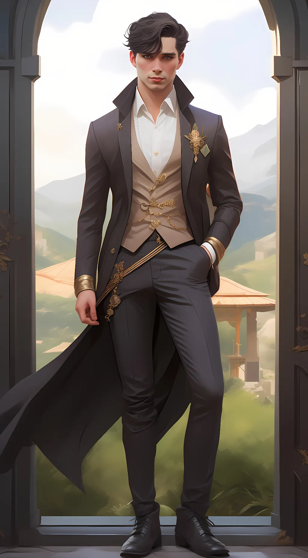 ai character: Gabriel. background