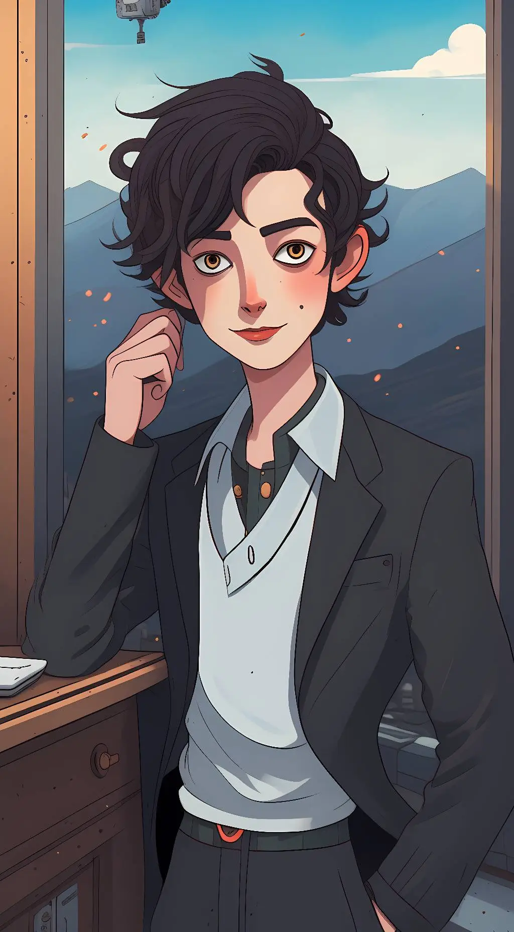 ai character: kokoi Atlant follo background