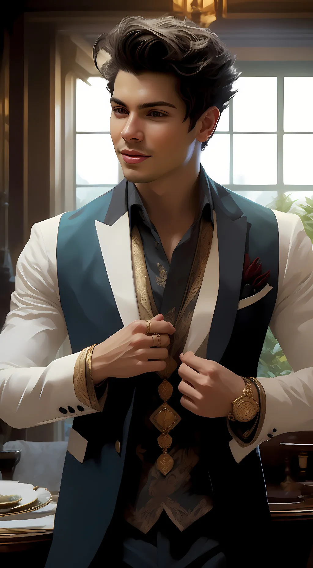 ai character: Oliver Winters background