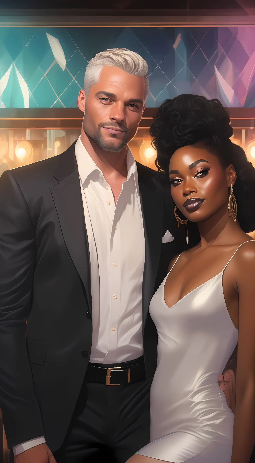 ai character: Georgia & Philip background