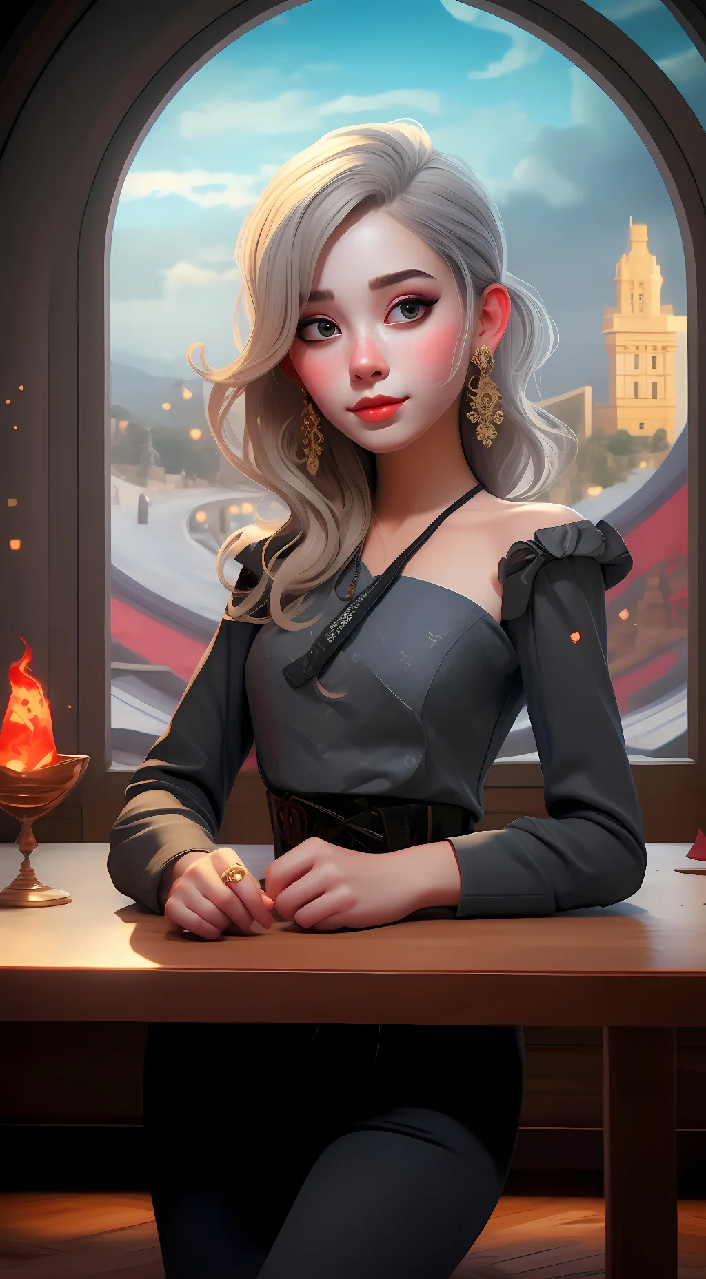 ai character: Amara  background