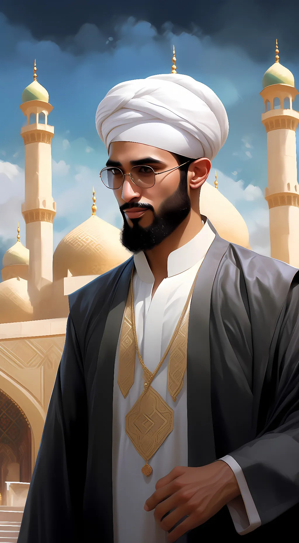 ai character: Muhammad  background