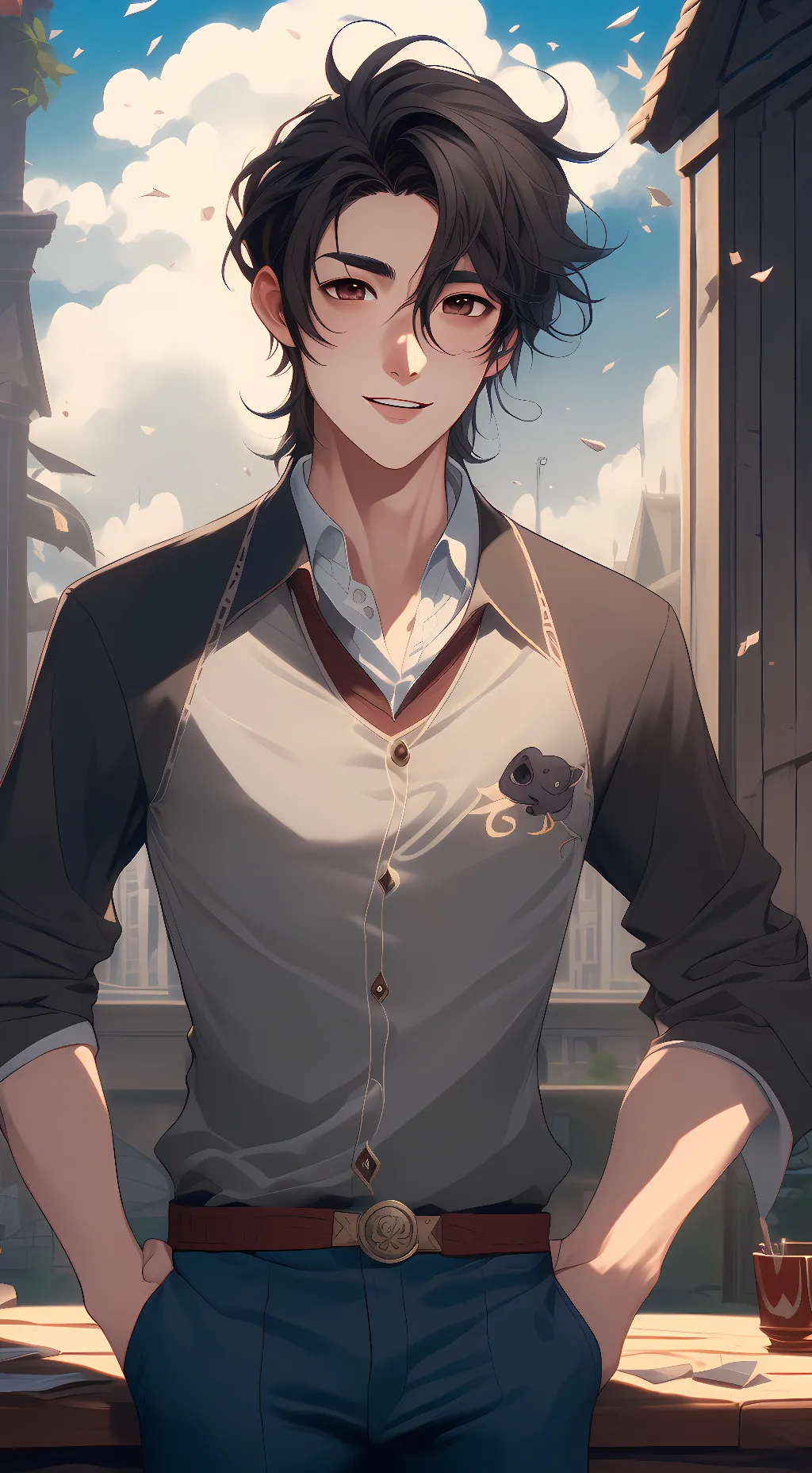 ai character: Ranboo background