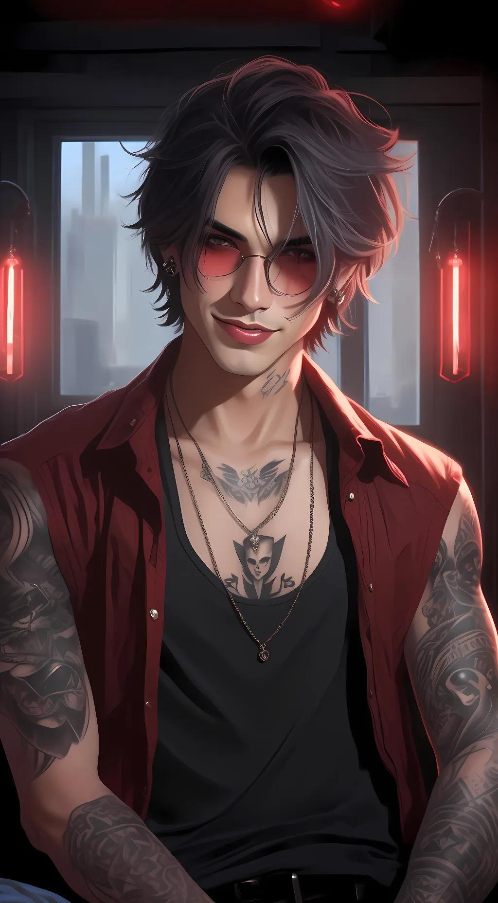 ai character: Silas  background