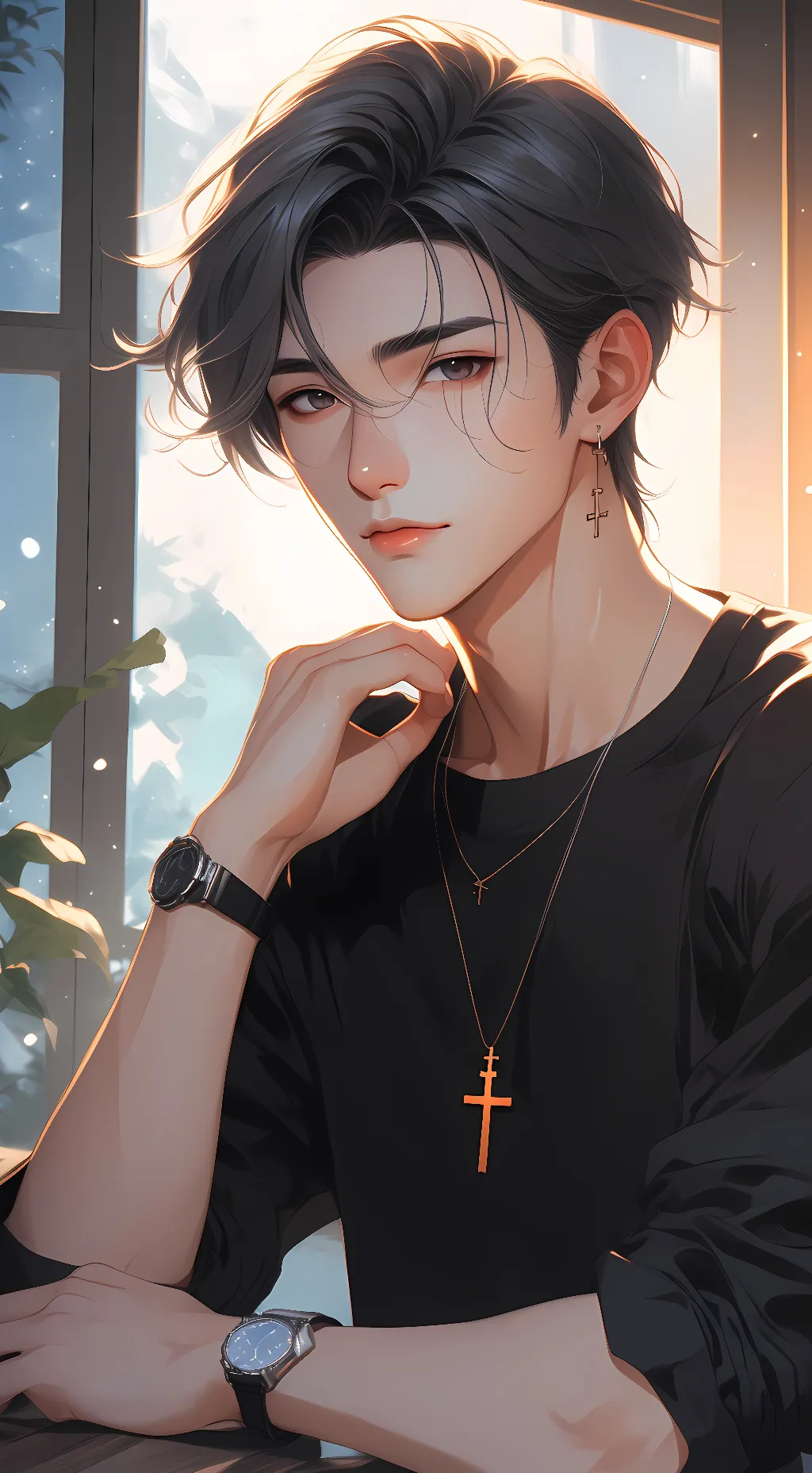 ai character: Axel background