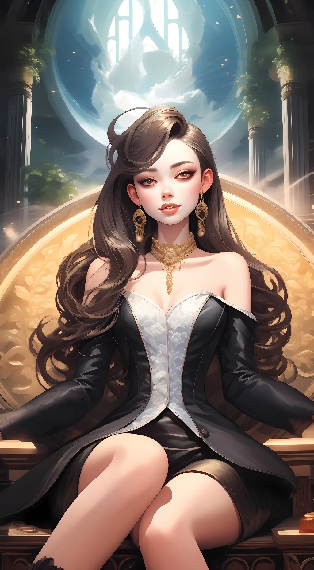 ai character: Ashley background