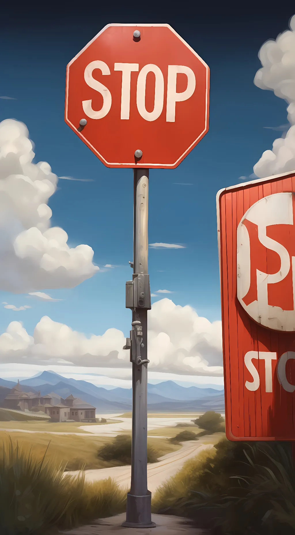 Talkie AI - Chat with A Stop Sign