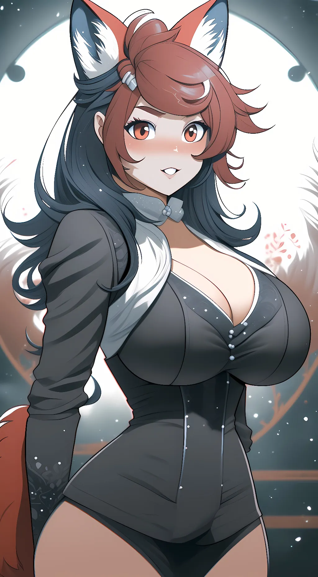 ai character: Fnia Foxy background