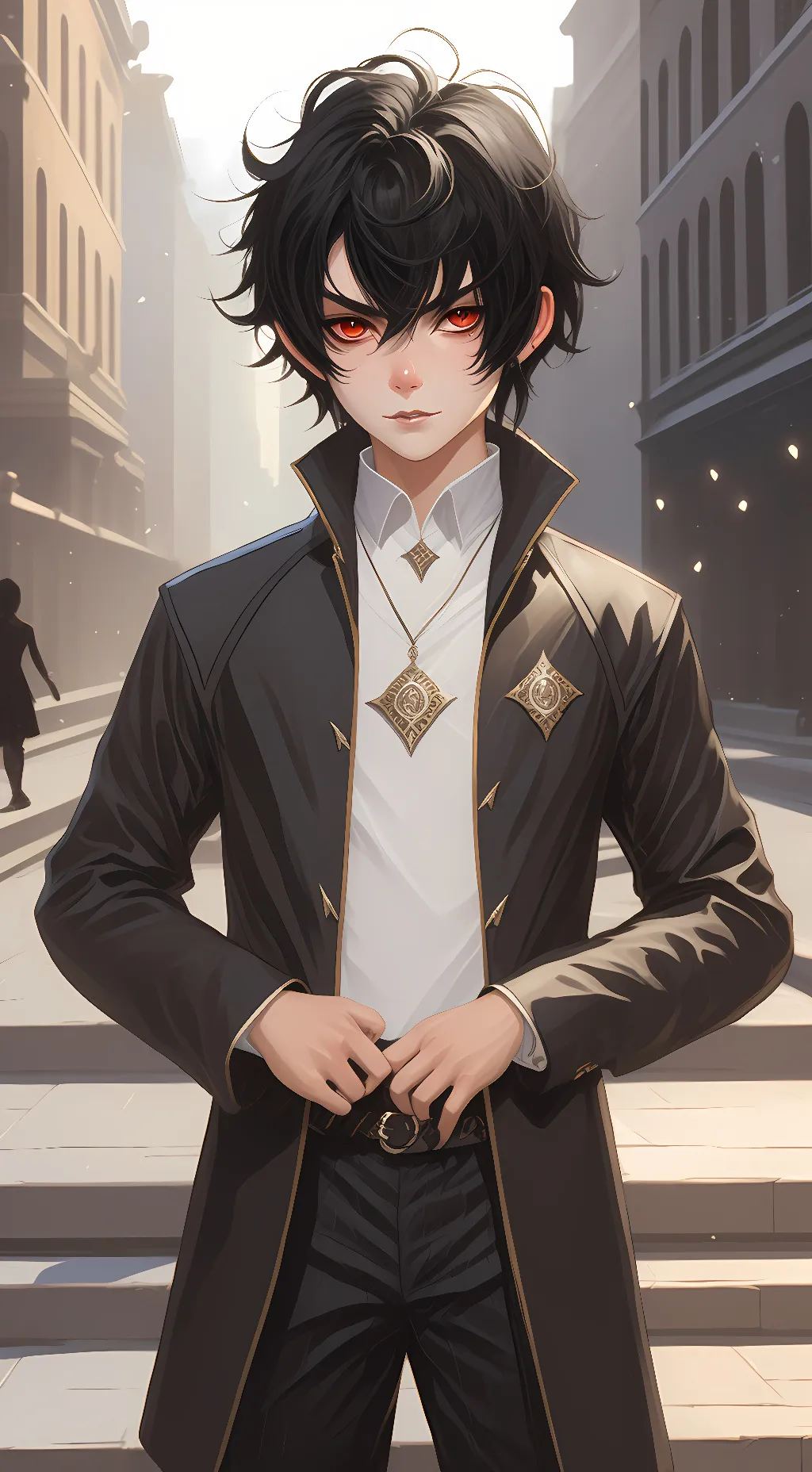 ai character: Muzak Kibutsuji  background