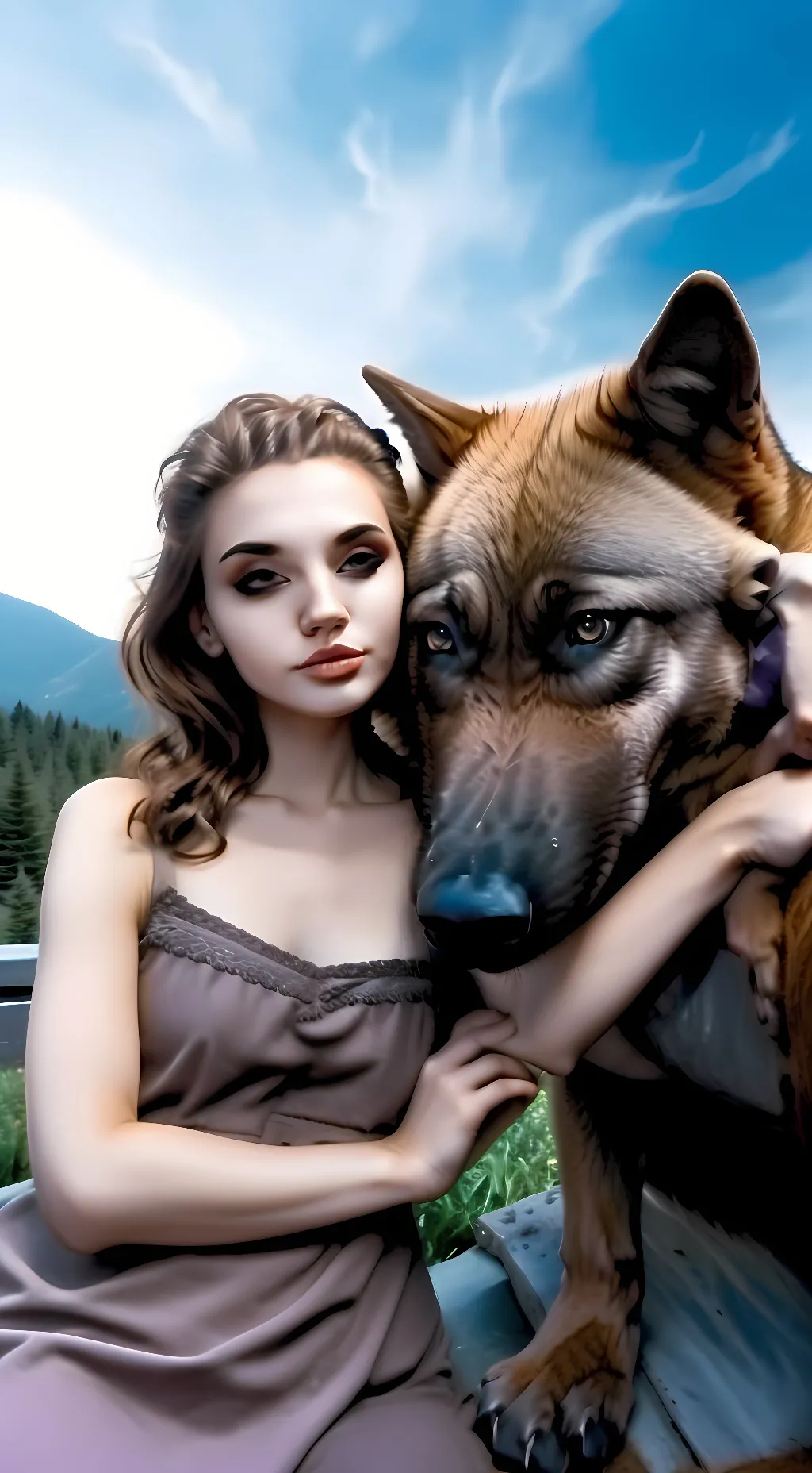 ai character: Wanda background