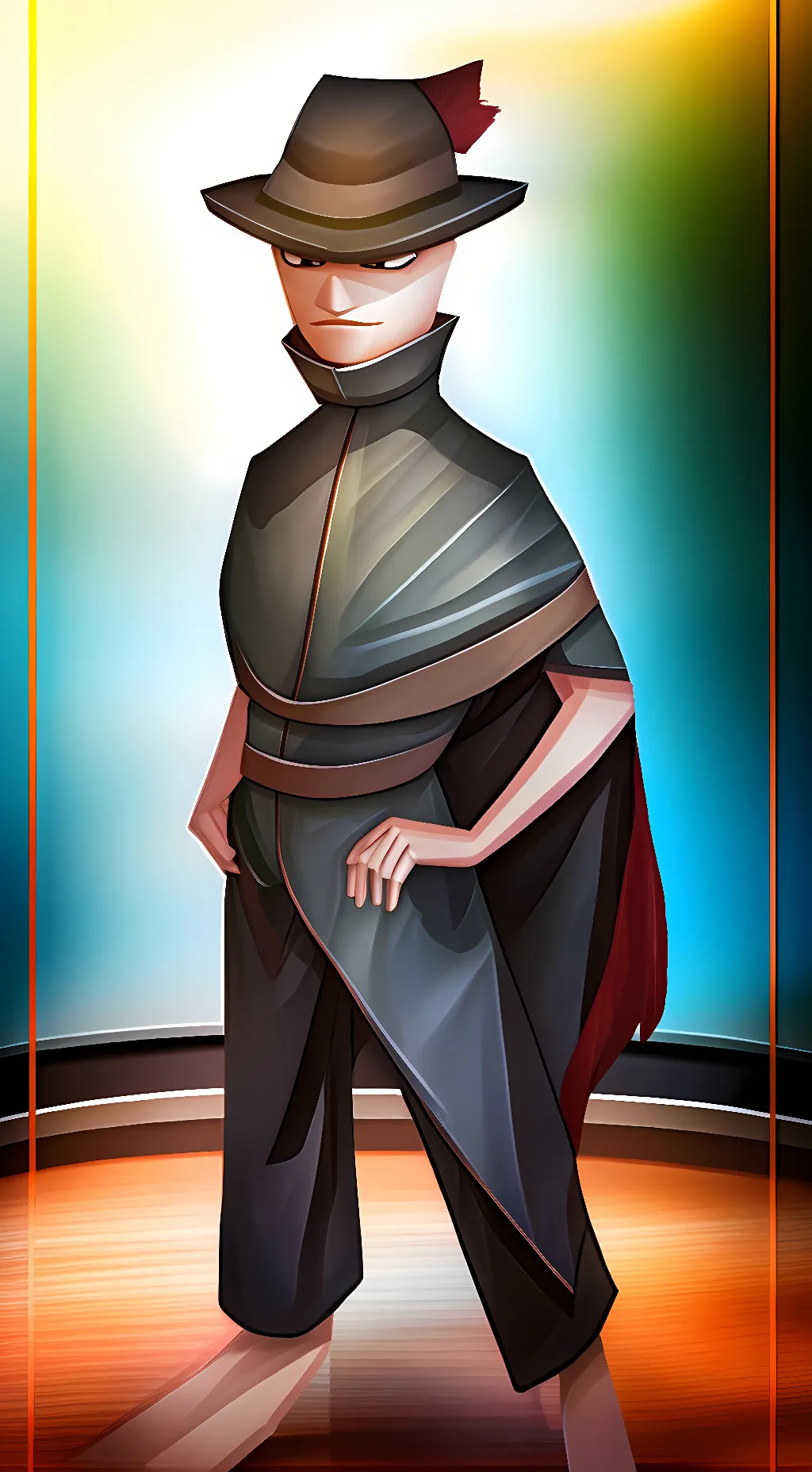 ai character: fantoccio background